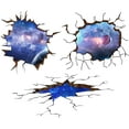 thumbnail image 2 of Space Theme Wall Decals 45x15 Inch PVC Wall Stickers Wall Decals for Decorating The Living Room Office Dormitory Coffee Shop Or Store, 2 of 7