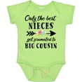 thumbnail image 3 of Inktastic Only the Best Nieces Get Promoted to Big Cousin Boys or Girls Baby Bodysuit, 3 of 5