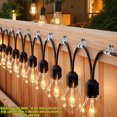 thumbnail image 2 of Light Hooks Lewufe para guirnaldas de luces para exteriores, paquete de 50 unidades, 2 of 7