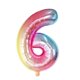 thumbnail image 1 of Advancent Números Globo Esférico de cumpleaños Suministros para fiestas Decoraciones de boda Adorno maravilloso Artículos para el hogar para Kits de decoración para fiestas rampa de gradiente6 Advancent HA053380-07, 1 of 6