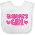 thumbnail image 3 of Inktastic Grandma's Girl Granddaughter Gift Girls Baby Bib, 3 of 4