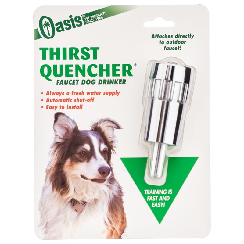 Oasis Thirst Quencher Faucet Dog Waterer Thirst Quencher Faucet Dog