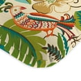 thumbnail image 4 of Jordan Manufacturing 74" x 22" Lensing Jungle Multicolor Floral Rectangular Outdoor Chaise Lounge Cushion with Ties and Hanger Loop, 4 of 12