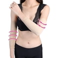 thumbnail image 2 of Skin Color Weight Loss Arm Shaper Fat Buster Off Cellulite Slimming Sleeves Pair, 2 of 8