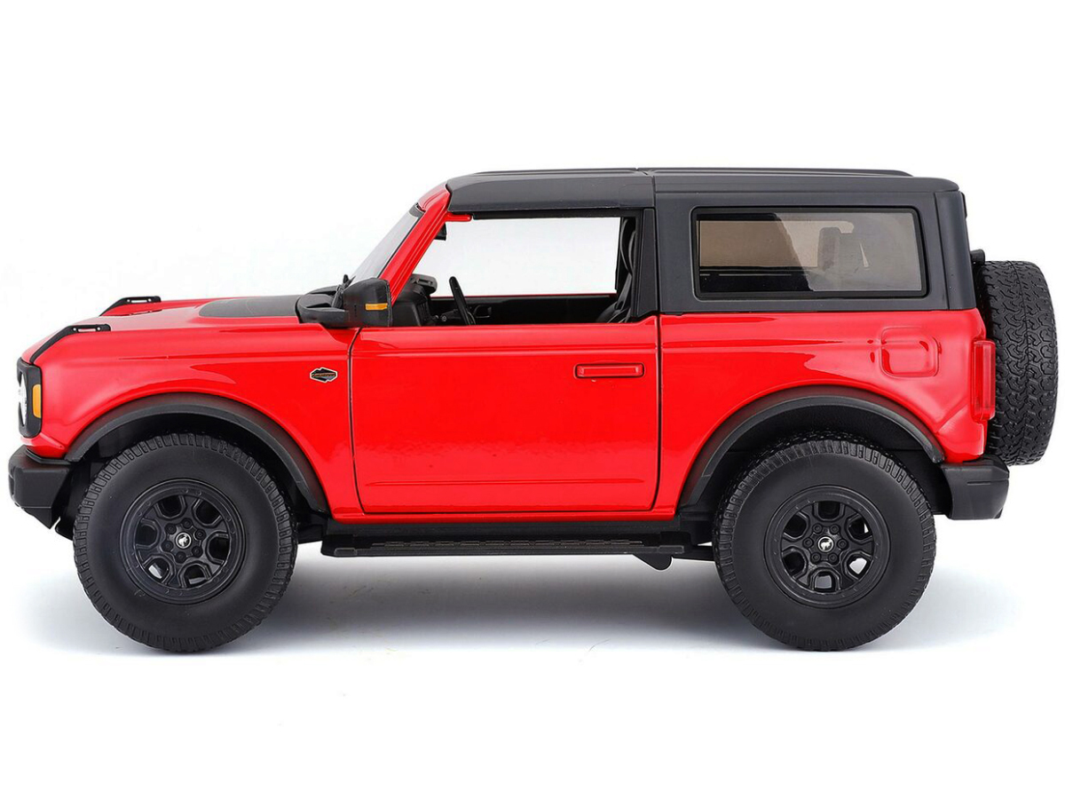 2021 Ford Bronco Wildtrak Red with Black Top 