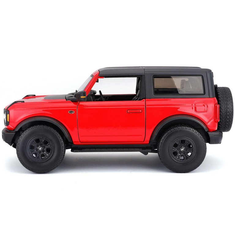 2021 Ford Bronco Wildtrak Red with Black Top 