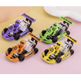 thumbnail image 4 of Mini Pull-Back Go-Kart Racer Set, Colorful Drivers, 3-Pack, 4 of 12