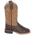 thumbnail image 2 of Old West Children's Faux Horn Back Gator Print Boots, 2 of 7
