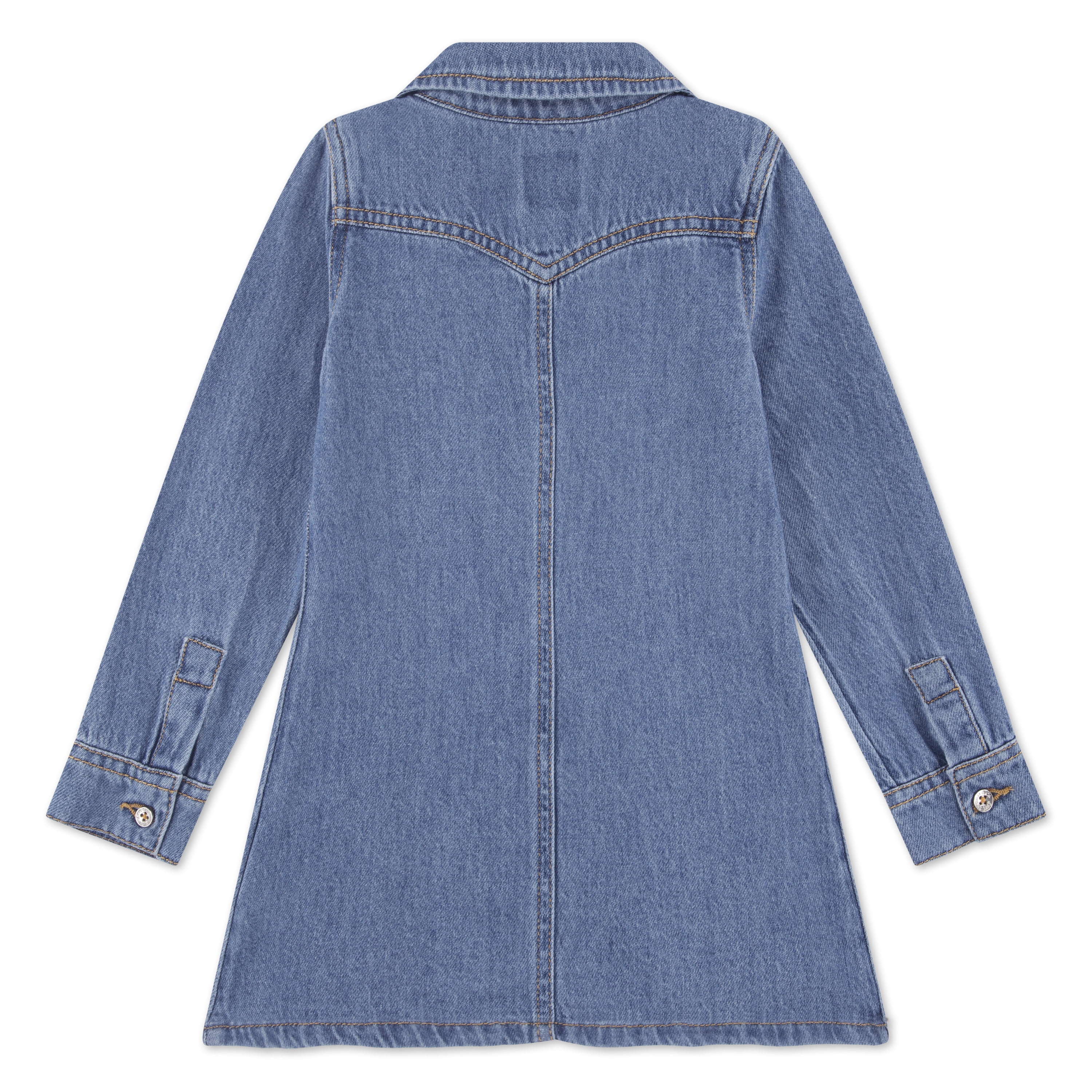 Levi's Girls Western Denim Shirt Dress, Sizes 4-6X