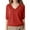 Red, variant on EDFBUYKRS Female Sweaters Woman's Slim Funnel Neck Sweater, Lightweight Fall Sweater L