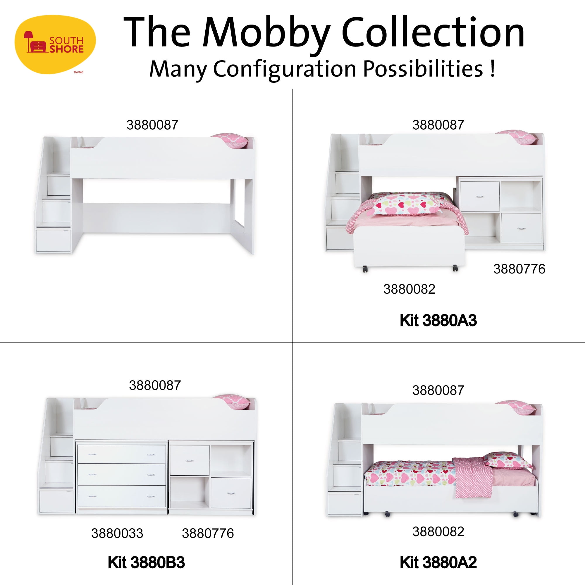 south shore mobby twin loft bed