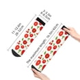 thumbnail image 5 of Bingfone Fresh Red Tomato Design Patterned Men'S Women'S Casual Cotton Socks, 5 of 9