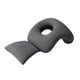 thumbnail image 1 of Almohada para la siesta Almohada facial Almohada de apoyo para el cuello Cojín de descanso Portátil Cómodo Actualización gris oscuro, 1 of 9