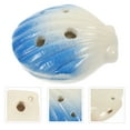 thumbnail image 4 of MasteelfCA Ceramic 6 Holes Ocarina Cartoon Shell Ocarina Practice Ocarina Musical Instrument, 4 of 7