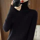 thumbnail image 4 of Suéter De Punto De Cuello Alto De Color Liso Unisex, 4 of 8