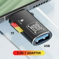 thumbnail image 2 of Kebiory SD Card Reader for Android Phone,Micro SD Card to USB Adapter, Mini USB C Card Reader for Camera Memory Card Reader, Card Reader for PC and Android Phone (Black,1 Pack), 2 of 8