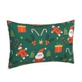 thumbnail image 7 of LNWH Rectangle Pillow Cover, Santa Claus Candy Holiday Cushion Covers Pillowcase for Couch Bedroom Sofa, 16"x24", 7 of 7
