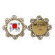 thumbnail image 1 of Iseshi Japaness nombre de ciudad sol rojo bandera Broche de flores, regalo de joyería para mujeres y niñas Unbranded M, 1 of 3