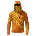 thumbnail image 5 of Mens Fishing Shirts Long Sleeve Sun Hoodies With Face Mask Uv Protection Cooling Hooded Rash Guard Shirts, S, 5 of 7