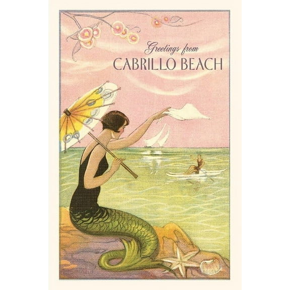 Pocket Sized - Found Image Press Journals: Vintage Journal Greetings from Cabrillo Beach (Paperback)
