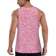 thumbnail image 3 of Xecao Glitter Men's Tank Top Workout Quick Dry Sleeveless Gym Jogging Muscle Shirts Summer Swim Beach Tops, 3 of 9