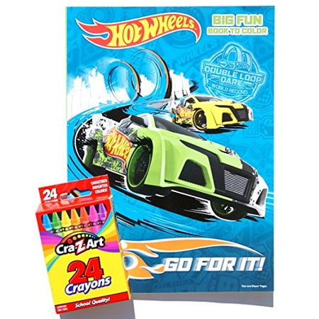 Download Hot Wheels Coloring And Activity Book With A Box Of ...