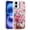 Pink, variant on XPM for Apple iPhone 17 (6.3") Phone Case, Epoxy Glitter Flowers Bling 3D Butterfly Fashion TPU Hybrid with Shockproof Protection Cover for iPhone 17 (Gold)