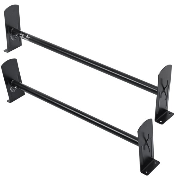 2 Bars Van Roof Ladder Rack 500 LBS Adjustable 35.8" to 52.4" Alloy Steel