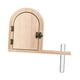 thumbnail image 3 of Cubierta de toma de corriente eléctrica con forma de puerta de madera, elegante y práctica, para decoración del hogar 22 x 157 cm, 3 of 9