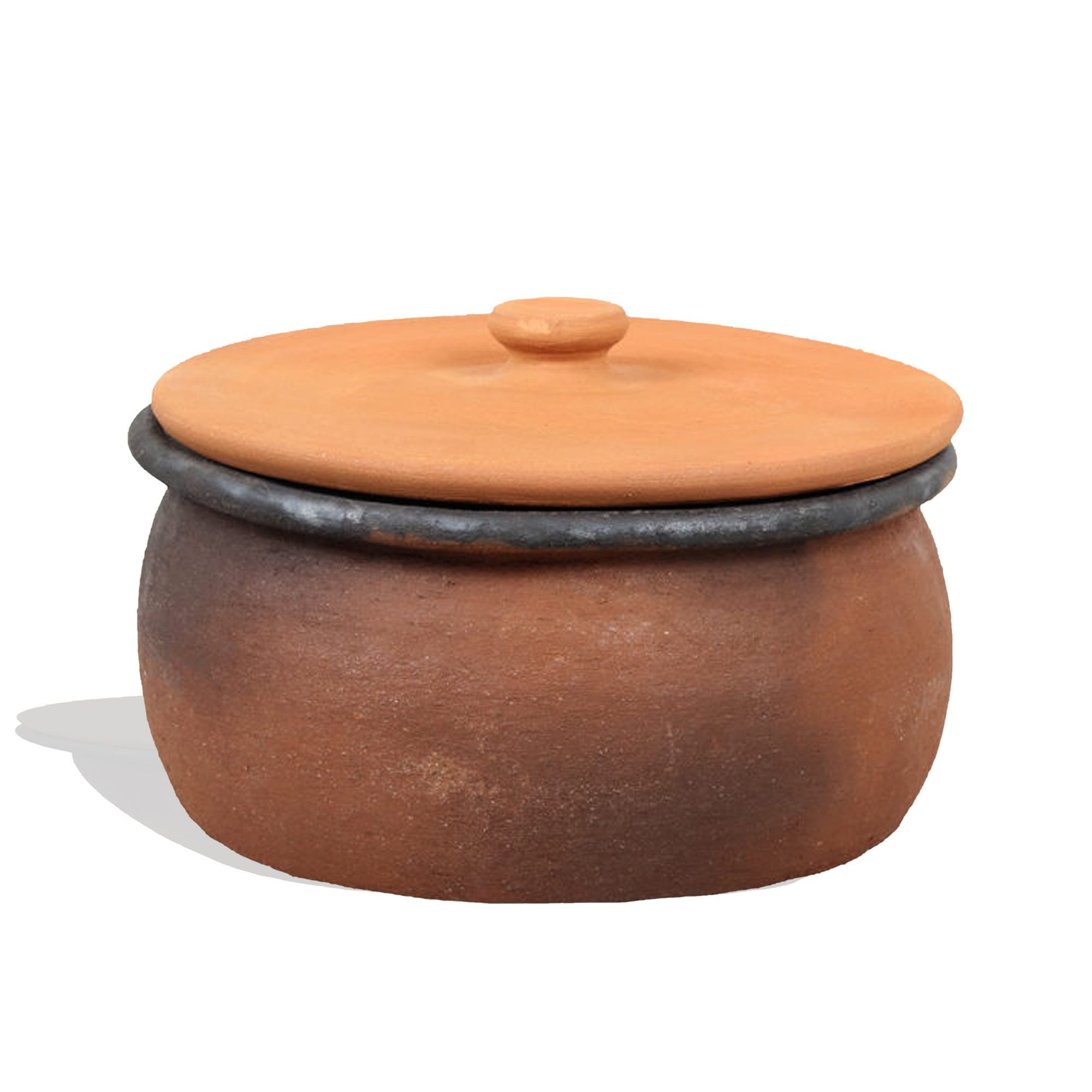 Baking Stewing Stoneware Ramekin Clay Cooking Pot w/Lid 1-Serving Casserole Dish 