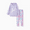Light Purple, variant on PatPat Girls 2-Piece Set Butterfly Graphic Hoodie and Matching Leggings Blue Long Sleeve Sweatshirt Fall Outfit 7-8Y