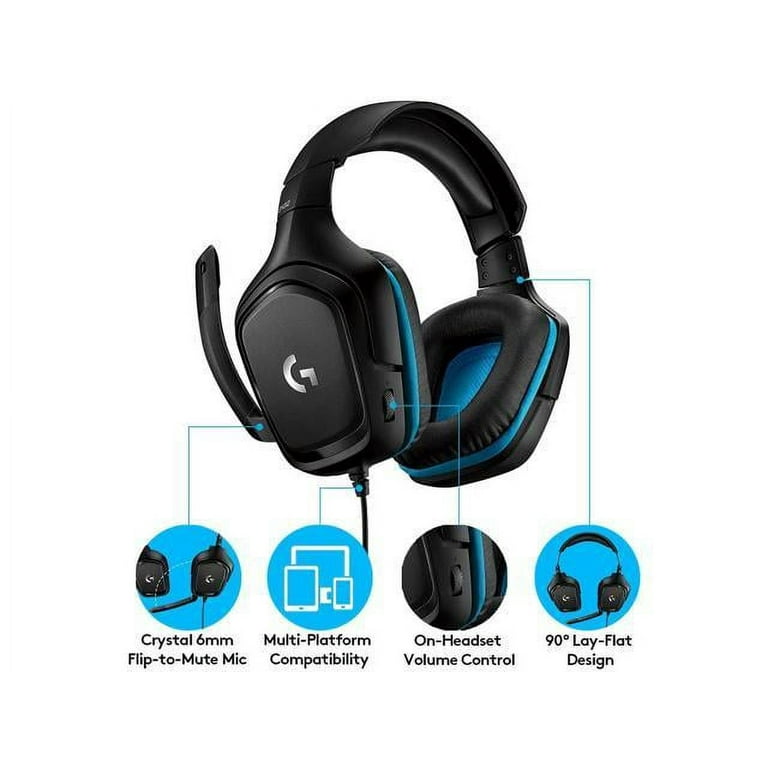 G432 Wired Gaming Headset, 7.1 Surround Sound, DTS Headphone G432 Wired Gaming Headset, 7.1 Surround Sound, DTS Headphone
