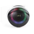 thumbnail image 1 of Bocina Bluetooth Solar Portátil Con Luz Led Negro, 1 of 8