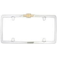 thumbnail image 1 of Cruiser License Plate Frame 10437 Chevy Bowtie Design; Chrome Plated; Die Cast Zinc, 1 of 3