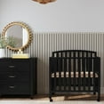 thumbnail image 6 of DaVinci Dylan Folding Portable 3-in-1 Mini Crib and Twin Bed in Ebony, 6 of 10