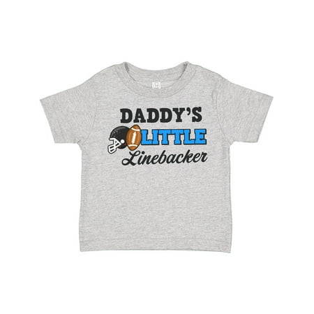 

Inktastic Daddys Little Linebacker Gift Toddler Boy or Toddler Girl T-Shirt