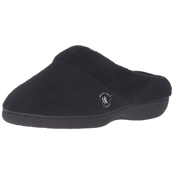 Isotoner womens Classic slippers BLK-9/10