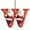 W, variant on DefiDgd 3.15inch Christmas Tree 26 Letters and Santa Pendant Decoration,Acrylic Hanging Christmas Ornaments,Letter Christmas Indoor for Christmas Tree Ornaments Pendant Hanging Decorations(Q)