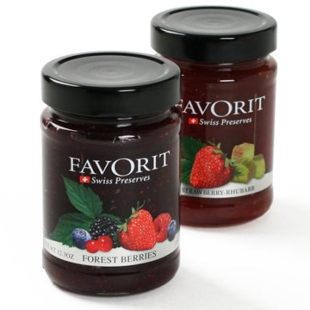 Apricot Orange Preserves - Favorit Swiss Preserves Apricot 12.3 OZ