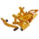 thumbnail image 2 of Reposapiés traseros ajustables de competición dorados para Honda CBR1000RR-R SP 2021-2025, 2 of 16