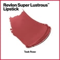 thumbnail image 5 of Revlon Super Lustrous Lipstick with Vitamin E and Avocado Oil, Teak Rose (445), 0.15 oz, 5 of 10