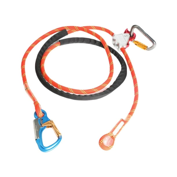 Equipo de Cordón de Posicionamiento Multifuncional, Kit de Detención de Caídas, de , Escalada en Roca, Arborista, Cuerda Ajustable de 3M