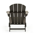 thumbnail image 6 of PORCHSIDE Outdoor Folding Adirondack Chair (Set of 2), Dark Brown, 6 of 9