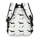 thumbnail image 4 of Disketp Dachshund Dog Mochila Estampada para Hombre y Mujer – Mochila Ligera Clásica con Múltiples Bolsillos para Universidad, Trabajo y Viajes-One Size, 4 of 5