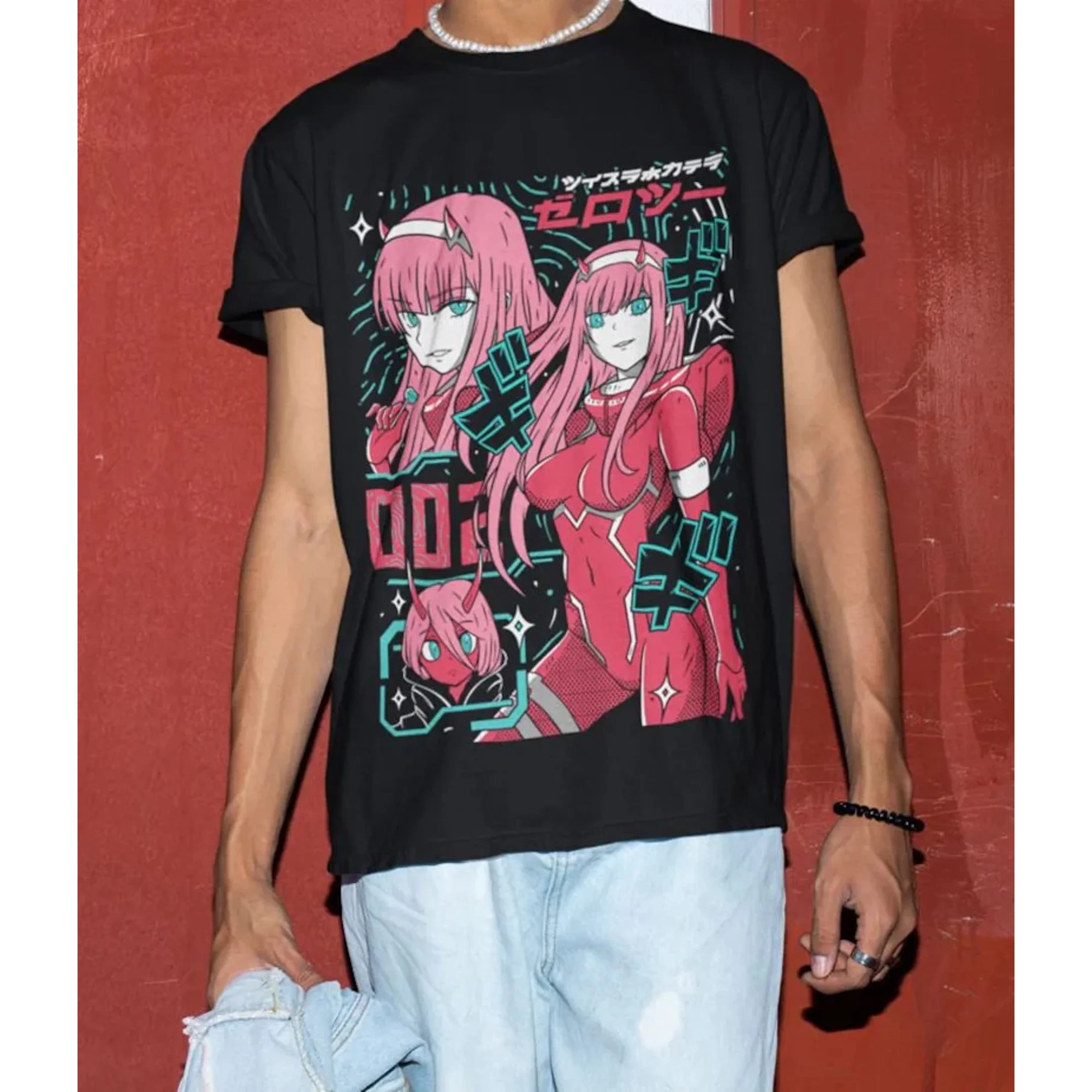Waifu Material Anime T-Shirt Darling Anime Girl Manga Anime Unisex T-Shirt