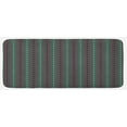 thumbnail image 1 of Vintage Kitchen Mat, Victorian Curls and Swirls with Geometric Rhombus Ornamental Illustration, Plush Decorative Kitchen Mat with Non Slip Backing, 47" X 19", Sea Green Dried Rose, by Ambesonne, 1 of 1