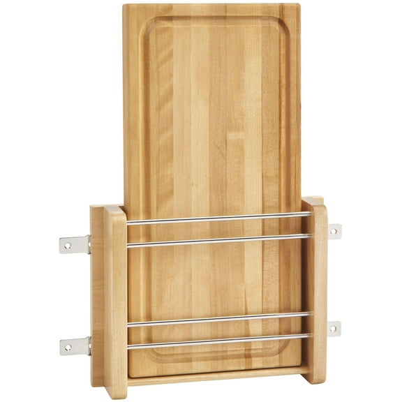 Rev-A-Shelf 4Dmcb-15 Wood Classics 10-1/2"W Cabinet Door Mount Cutting Board Organizer
