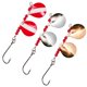 thumbnail image 1 of Metal Bait With Sequins Fishing Baits Fresh Lures Fishing Accessories Hook 8.5x3x1 Cm Attract Fish 3Pcs, 1 of 4