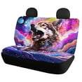 thumbnail image 6 of Pzuqiu Colorful Wolf Car Seat Covers Set Fashion Automotive Interior Accessories Easy to Install Full Wrapping Edge Seat Covers Elegance Universal Fit for Most Cars Sedan Van Truck, 6 of 7