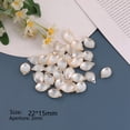thumbnail image 5 of 100G Surtido de Cuentas de Resina Vintage Cuentas de Hojas de Flores Transparentes Cuentas Estéticas Barrocas Enchapadas en, 5 of 5